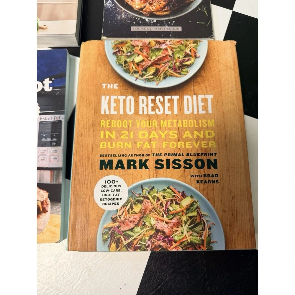 Lot Of 6 Keto Diet Cookbooks Health Recipes Weight Loss Dieting Pictures Dessert
